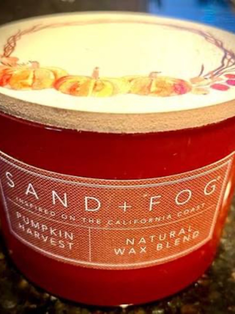 Sand and Fog Holiday Candle - Pumpkin Harvest 12 oz